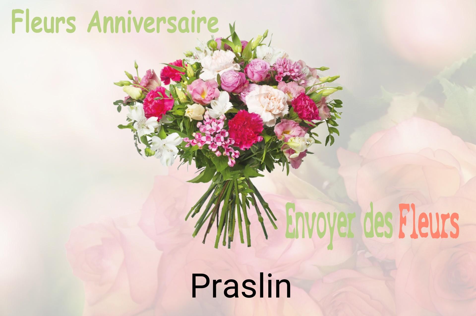 Bouquet de fleurs d’anniversaire livré à Praslin